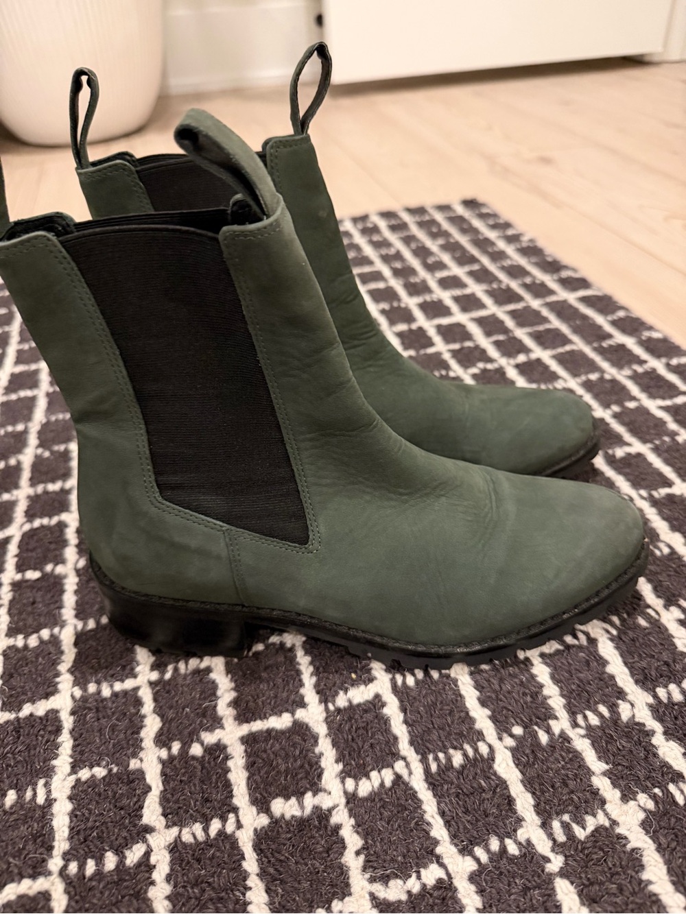 Able Green Chelsea Ankle Boots